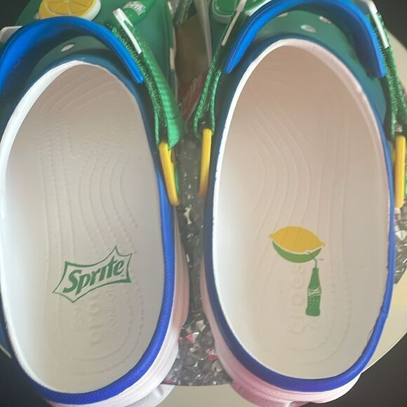 NWT sprite x crocs all terrain clogs unisex men’s size 10 women’s size 12 - Picture 6 of 14